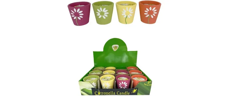 Dameco Gartenkerze Citronella 4-er Set