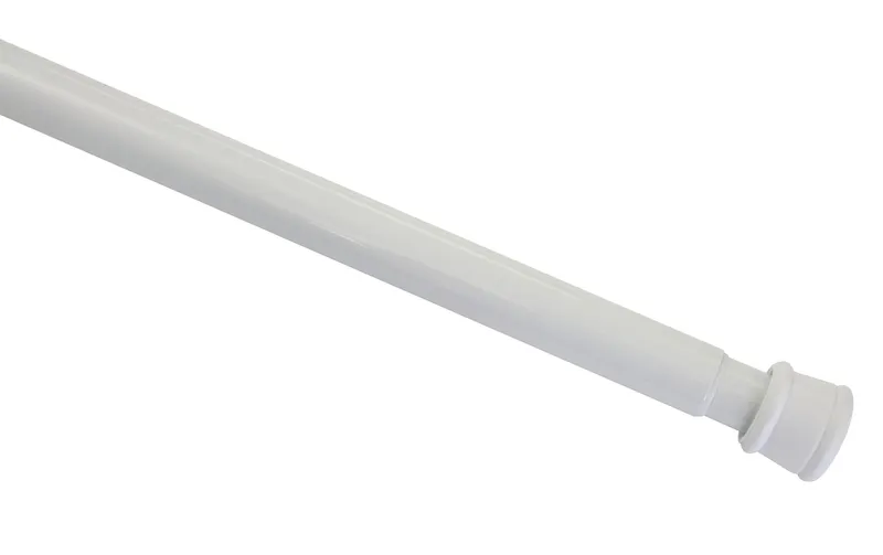 Gardinia Klemmstange 80-130 cm, Ø 23/26 mm bianco