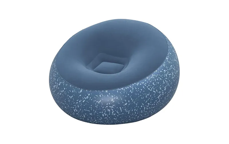 Bestway Aufblasbarer Sessel Inflate bleu, 112 x 112 cm