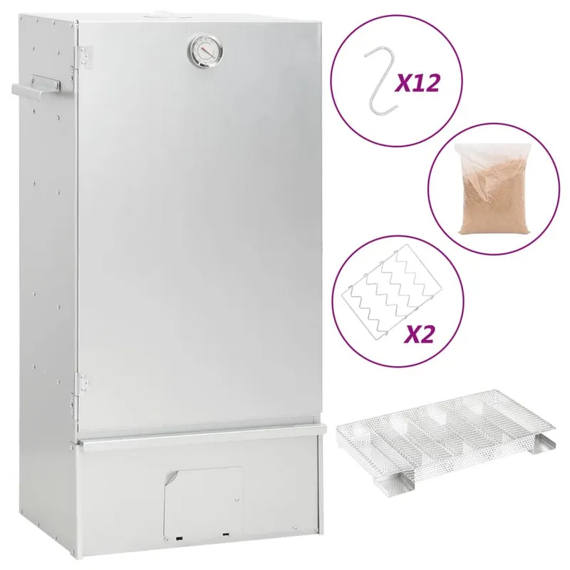 Räucherofen con Kaltrauchgenerator acciaio zincato