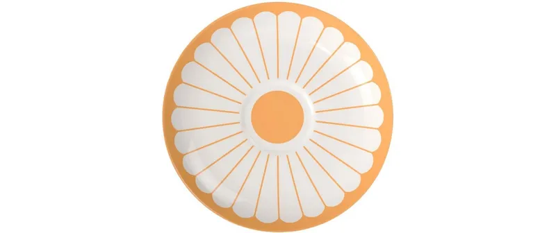Villeroy & Boch Fleur Soleil Capppuccino Untertasse, 6 pièces