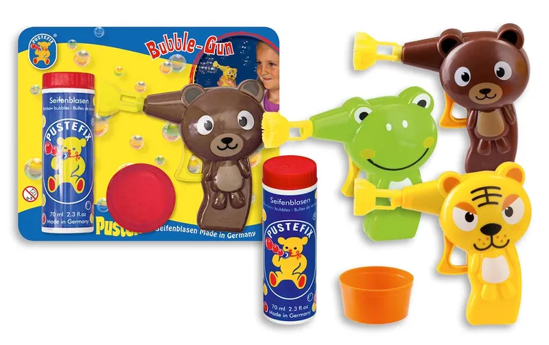 Pustefix Bubble-Gun Tiere assortiert