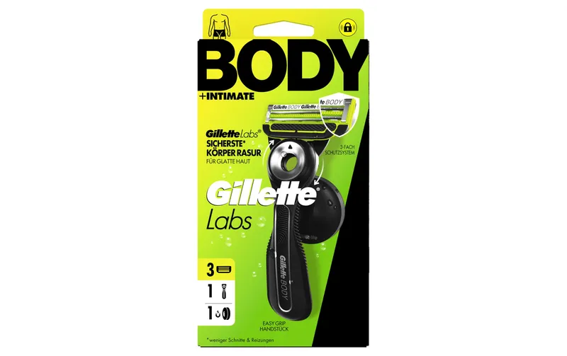 Gillette Rasierer Body + Intimate inkl. 3 Klingen