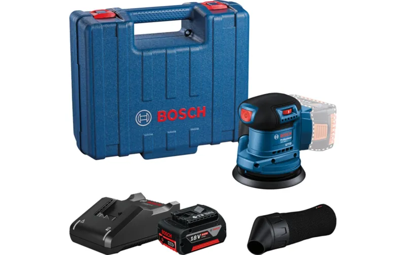 Bosch Professional Akku-Exzenterschleifer PRO GEX 185-LI im Koffer + 1x Akku