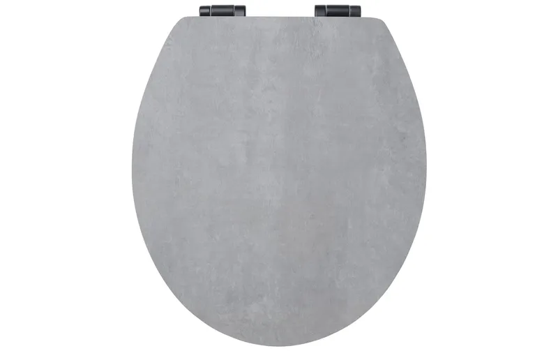 diaqua® Toilettensitz Troyes Absenkautomatik, Grau