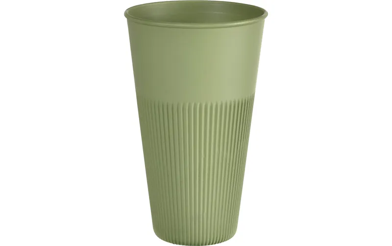 Duni Trinkbecher Hot Stripes 480 ml, 10 pezzi, verde