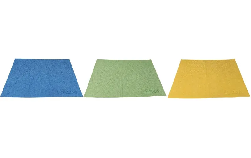 Edi Baur Mikrofaser-Reinigungstuch Brilliant 3 pièces, bleu/vert/Gelb