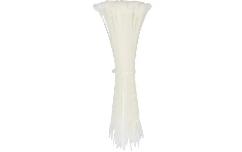 Max Hauri Kabelbinder 100 pezzi bianco 200 mm x 4.5 mm