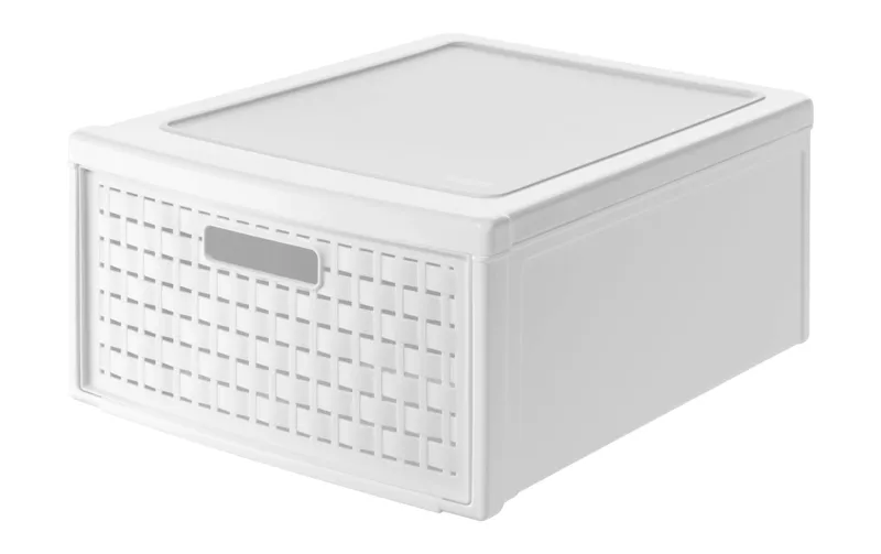 rougeho Schubladenbox Country Gross blanc