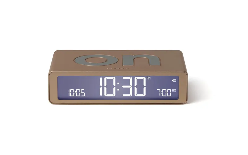 Lexon Digitalwecker Flip Classic Gold