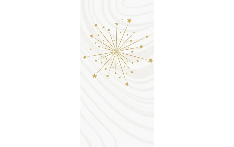 Duni Servietten Bio DSF 1/8, Sparkly White, 40 x 40 cm, 60 pièces