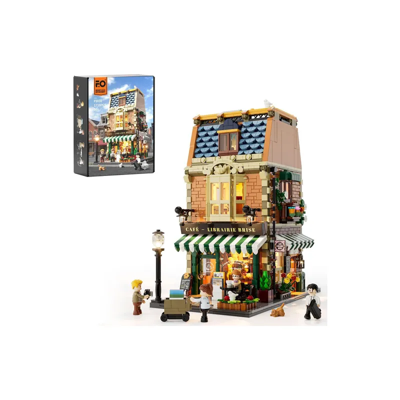 Lumibricks Café-Bibliothèque en plastique, 1718 pièces