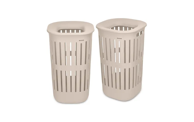 Brabantia Wäschekorb Collect-It 2 x 55 l, Beige