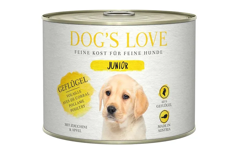 Dog's Love Nassfutter Junior Geflügel, 200 g