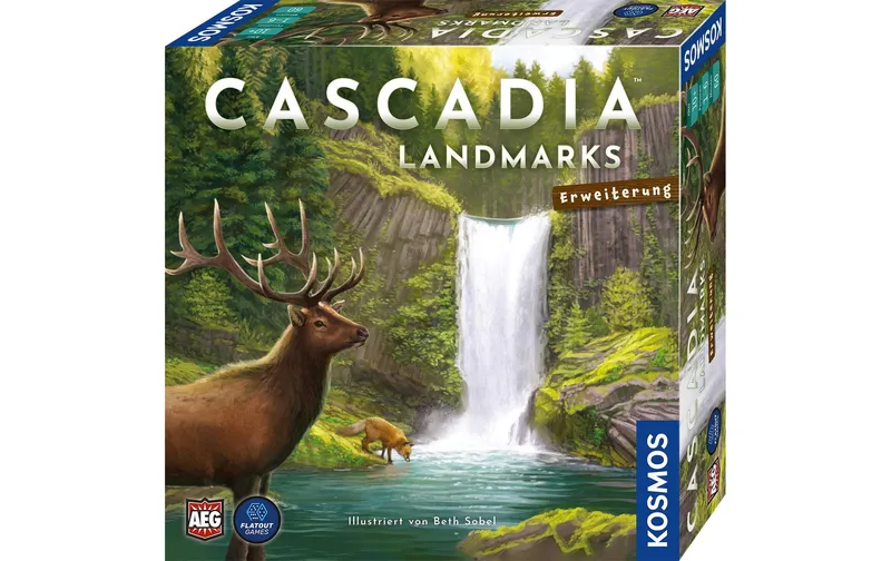 Kosmos Familienspiel Cascadia: Landmarks -DE