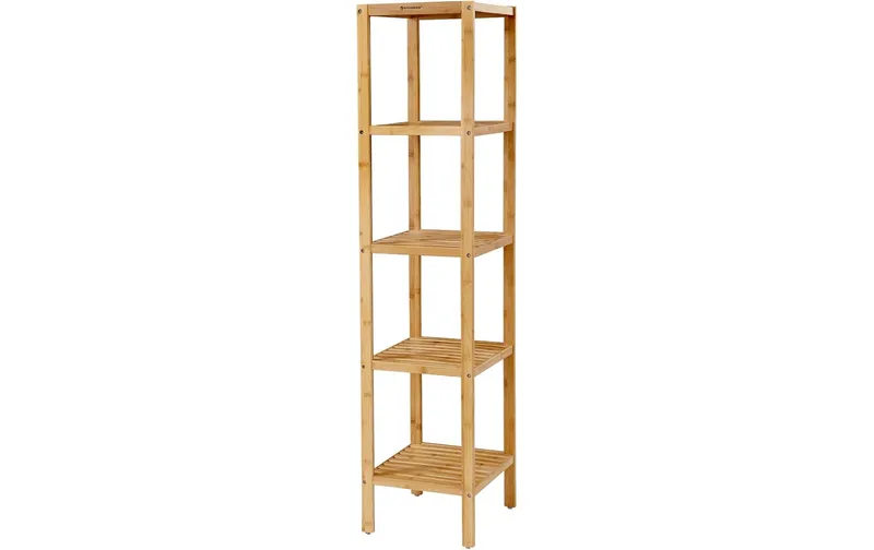 Songmics Bambus Standregal brown
