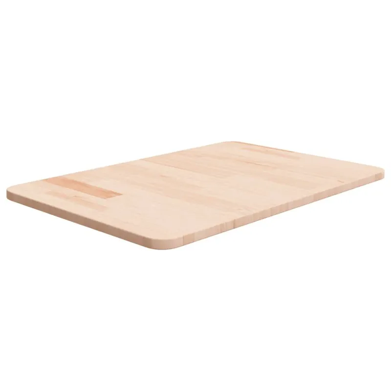 Waschtischplatte 60x40x1,5 cm Massivholz Unbehandelt