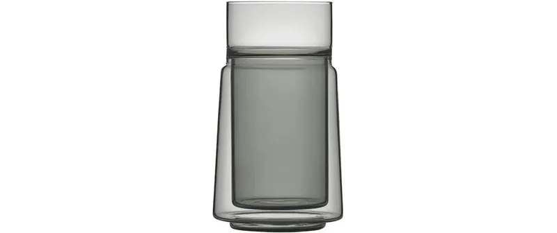 Jacob Jensen Thermo-Glas Doppelwandgläser Large 330 ml, nero