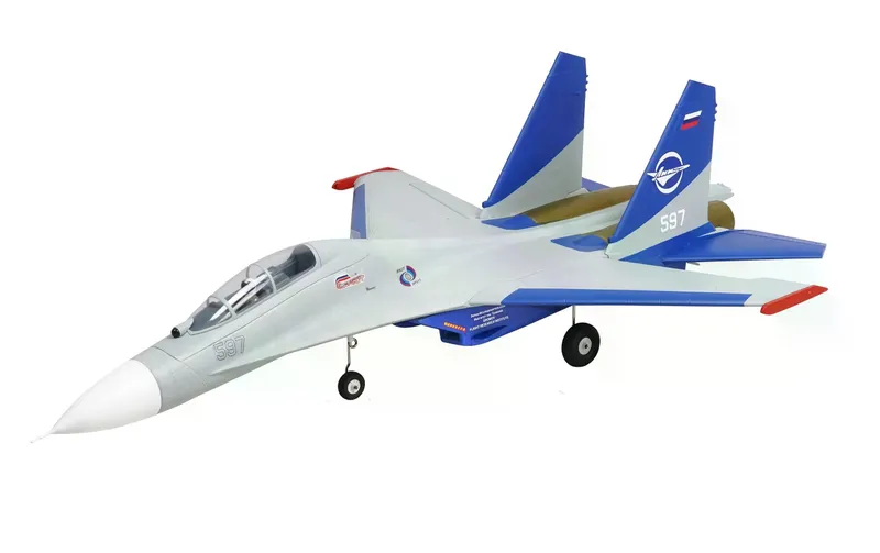 Amewi Impeller Jet XFly SU-27 50 mm Twin EDF bianco, PNP