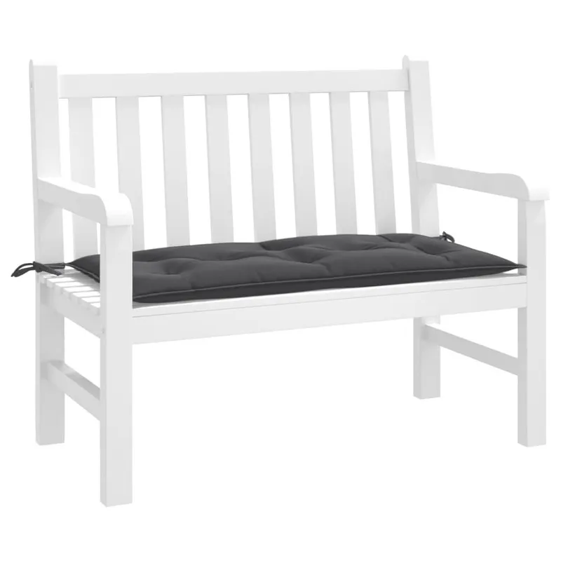 Gartenbank-Auflage Melange antracite 100x50x7 cm tessuto