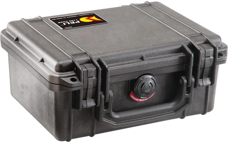 Peli Schutzkoffer 1150 mit Schaumstoffeinlage, Schwarz