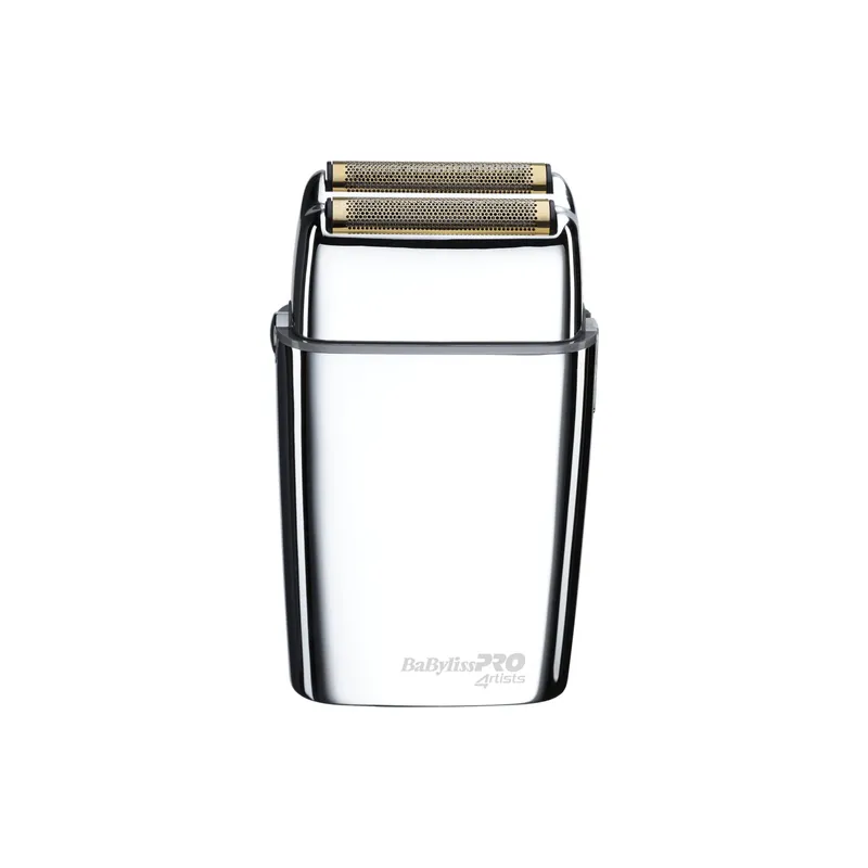 BabylissPRO Professionelle Doppel Folienrasierer 4Artists Silber