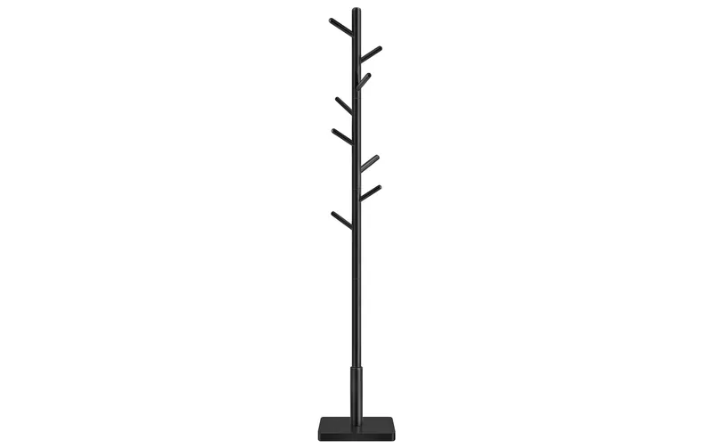 VASAGLE Garderobenständer mit 8 Haken black