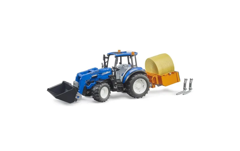 Bruder Spielwaren Track Builder New Holland T5.120 con FL
