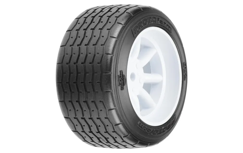 Proline Kompletträder VTA Hinten, 31 mm, 1:10, blanc 2 pièces