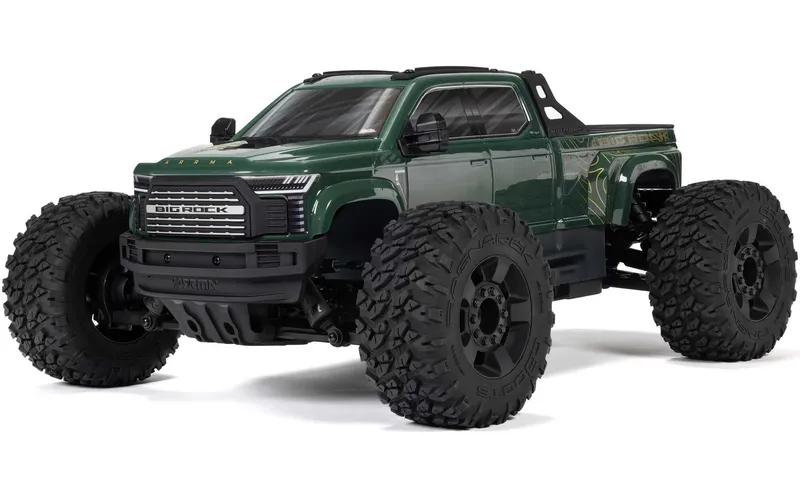 Arrma Monster Truck Big Rock BLX 223S, Grün ARTR, 1:10