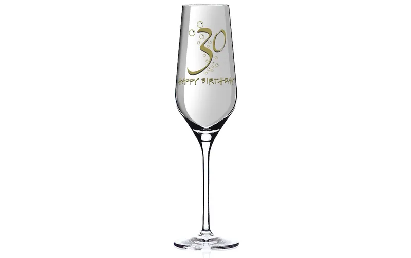 Wate Sektglas Happy Birthday "30"