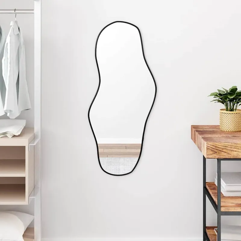 Wandspiegel nero 90x40 cm