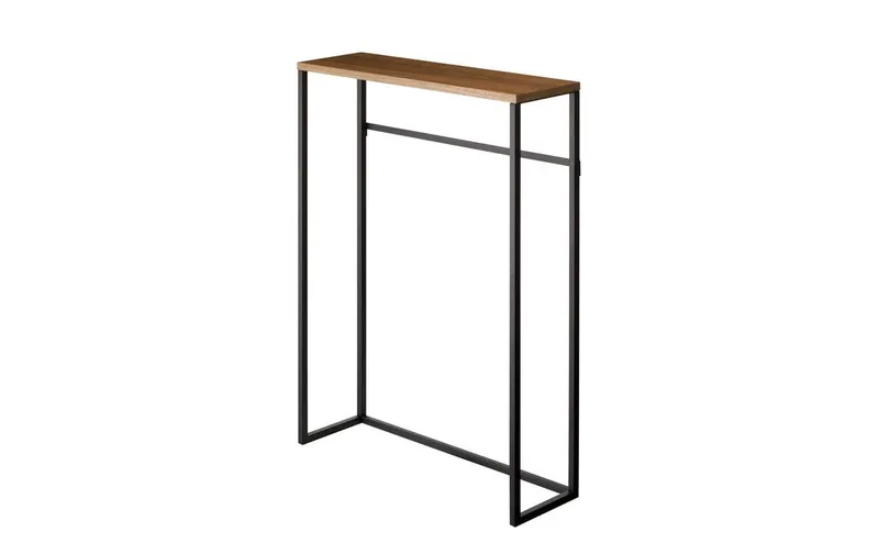 Yamazaki console table Tower 80.5 x 60 cm, black/brown