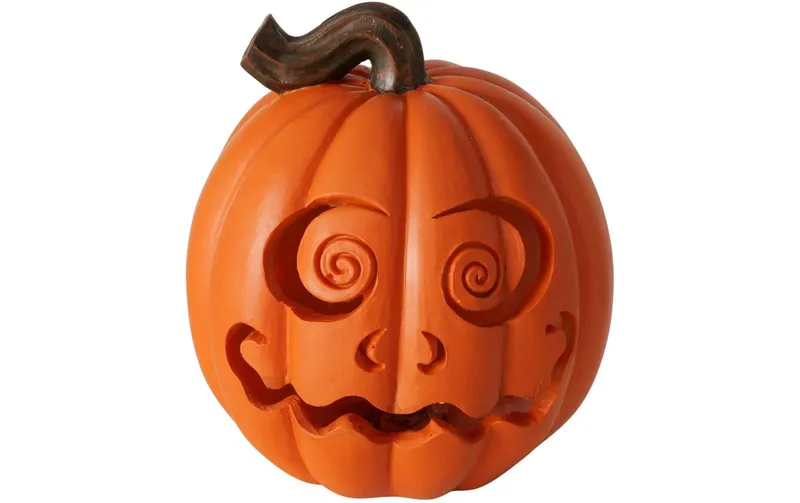 Boltze Halloweenfigur Kürbis Sponky 15 cm