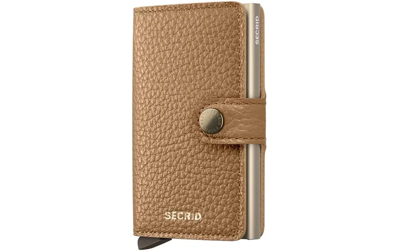 SECRID Portemonnaie Miniwallet Pebble Cappuccino