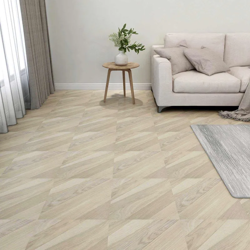 Bodenplanken Beige 5,11 m² 55 Stk. PVC