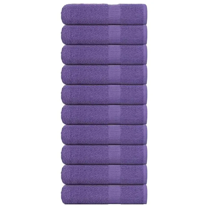 Serviettes de douche FROGN 10 pcs violet 70x140cm 360 g/m²