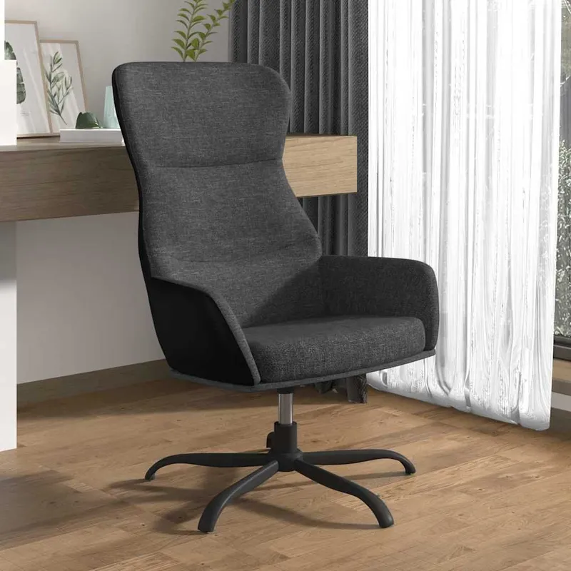 Relaxsessel Dunkelgrau tessuto