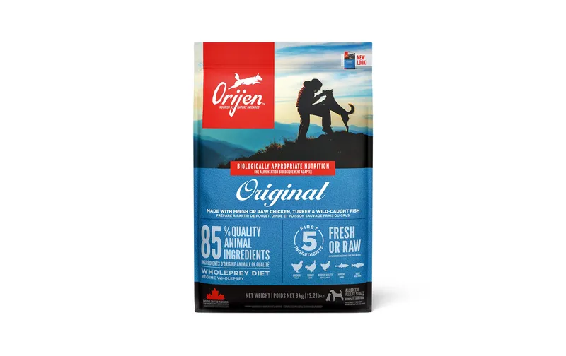 Orijen Trockenfutter Dog Original mit Geflügel & Fisch, 6 kg