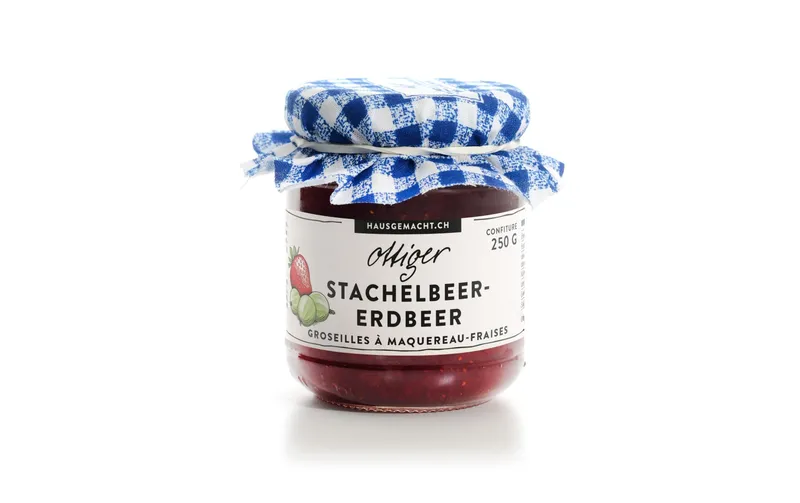 Ottiger Stachelbeer-Erdbeer Konfitüre 250 g