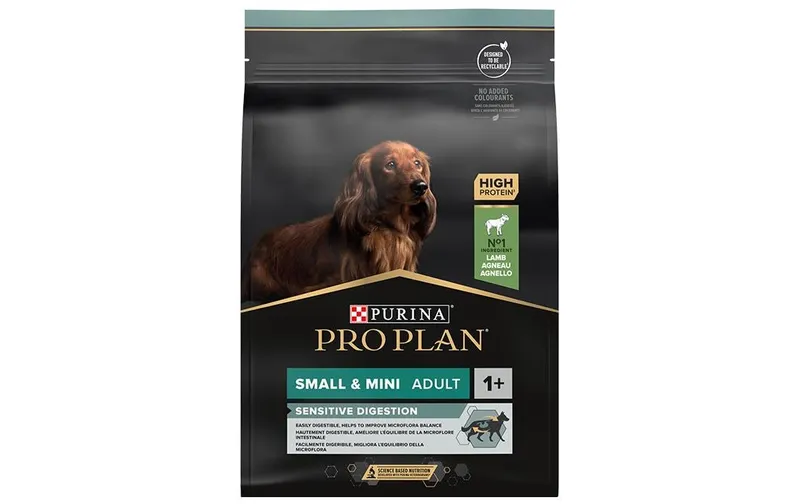 Purina Pro Plan Trockenfutter S/Mini Adult Sensitive Digestion Lamm, 3 kg