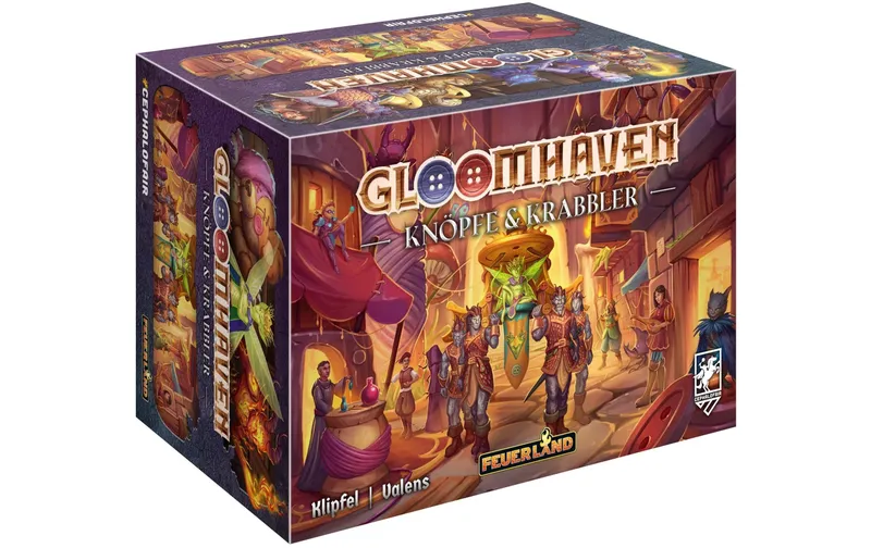 Feuerland Kennerspiel Solospiel Gloomhaven: Knöpfe & Krabbler -DE