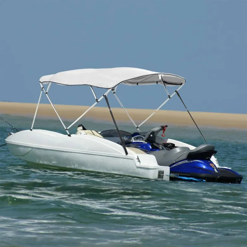 4-Bow Bimini-Top mit Seitenteilen 243x(170-182)x137 cm