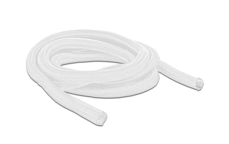 Delock Kabelschlauch Selbstschliessend, 2m x 9 mm Weiss