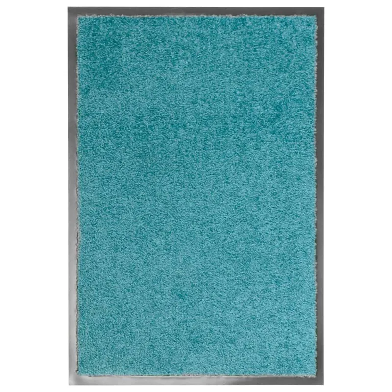 Paillasson lavable Cyan 40x60 cm