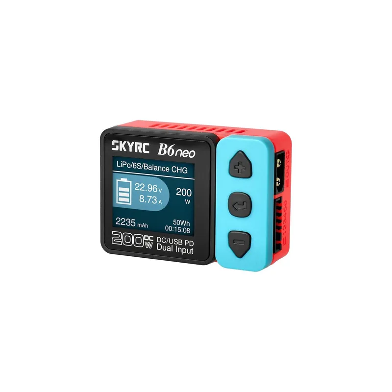SKYRC Ladegerät B6neo, 200W DC, 1-6S blu/rosso