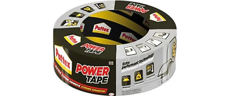 Pattex Power Tape 50 mm x 50 m, Silber/gris