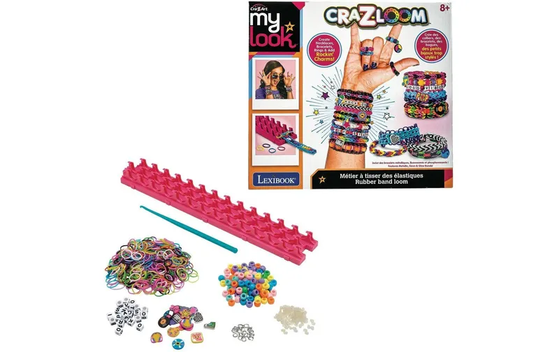 Cra-Z-Art Kreativset My Look Gummis Kunsttissu