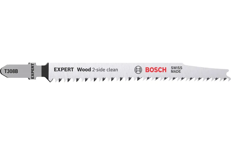 Bosch Professional Stichsägeblatt EXPERT Wood 2-side clean T 308 B, 3 pièces