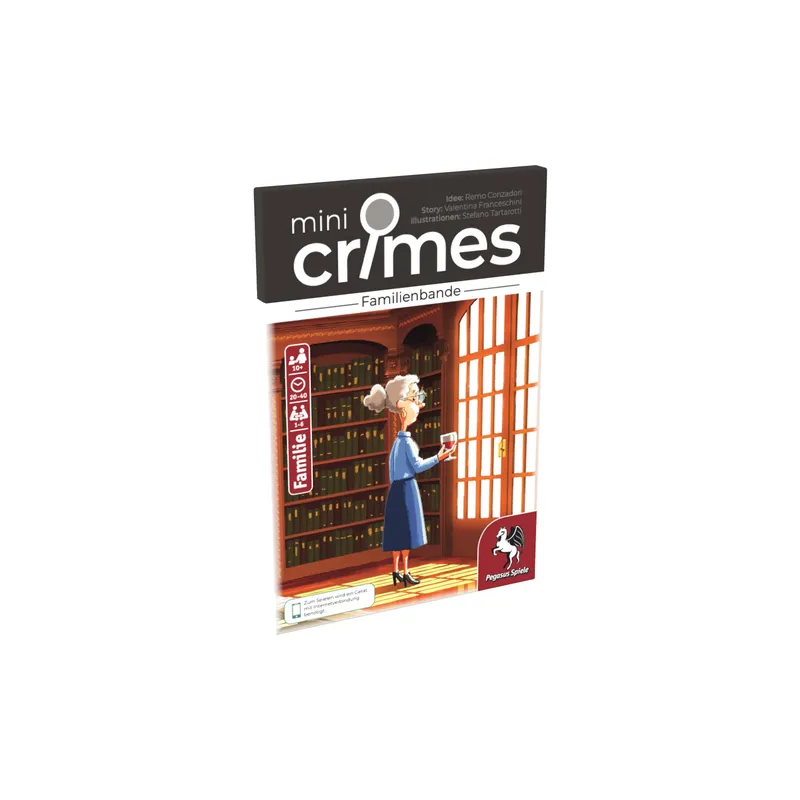 Pegasus Spiele Kartenspiel MiniCrimes – Familienbande -DE